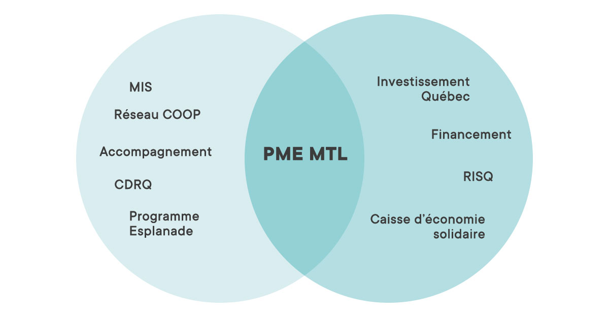 Écosystème de soutien aux entreprises d'économie sociale à Montréal
